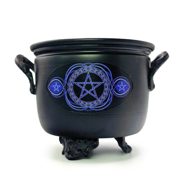 Chaudron pentacle bleu