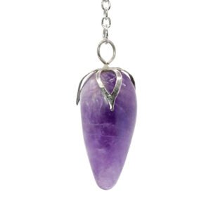 Pendule améthyste lotus