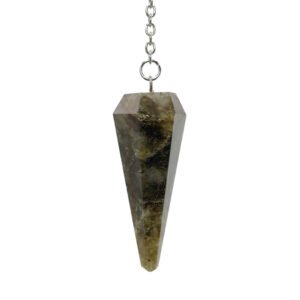 Pendule pointe labradorite