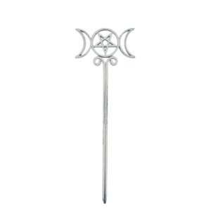 Broche triple lune