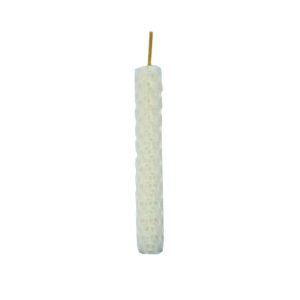 Petite Bougie Cire d’Abeille blanche