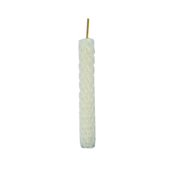 Petite Bougie Cire d'Abeille blanche