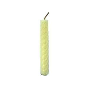 Petite Bougie Cire d’Abeille ivoire