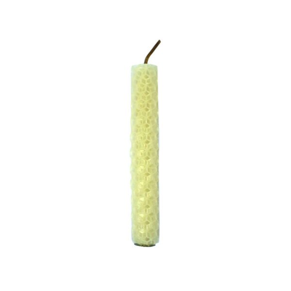 Petite Bougie Cire d'Abeille ivoire
