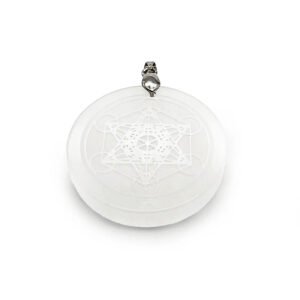 Pendentif Métatron cristal de roche
