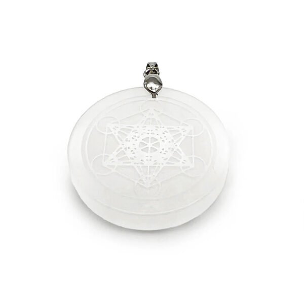 Pendentif Métatron cristal de roche