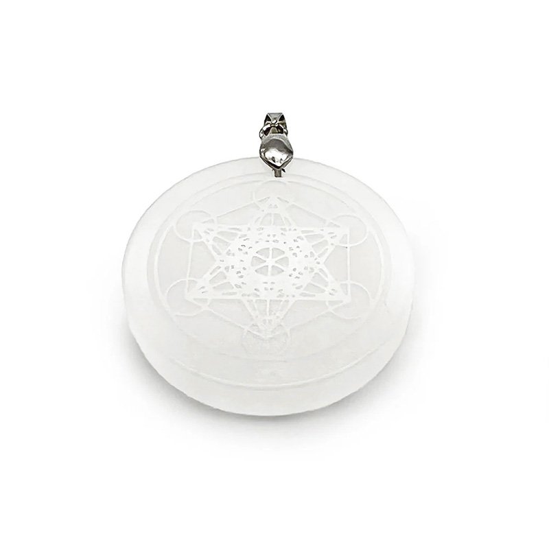 Pendentif Métatron obsidienne noire