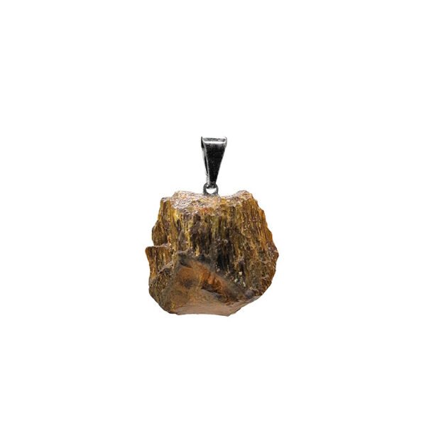 Pendentif Œil de tigre brut