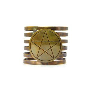Bracelet Pentacle laiton