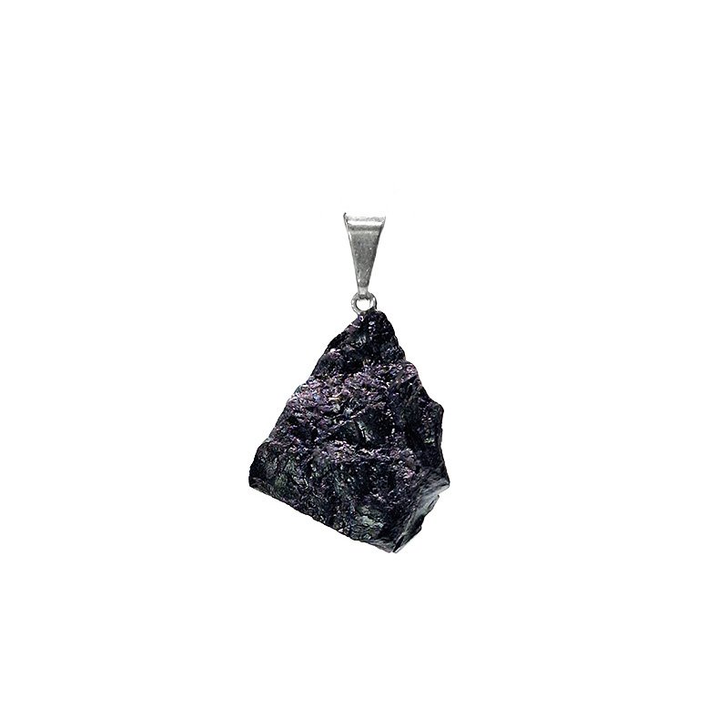 Pendentif Tourmaline noire brute