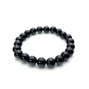 Bracelet tourmaline noire 8mm
