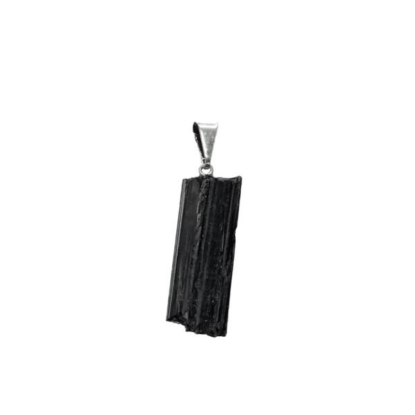 Pendentif Tourmaline noire brute