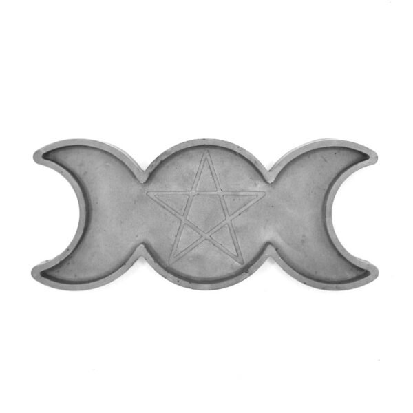 Plateau triple lune gris