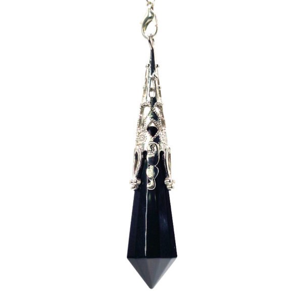 Pendule vortex tourmaline noire