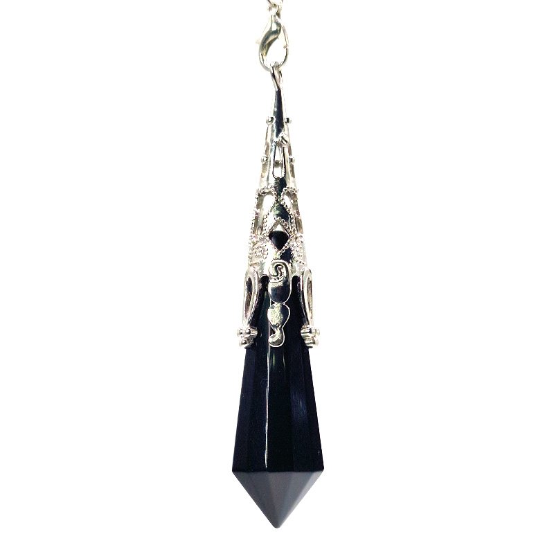 Pendule onyx pentagramme