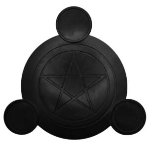 Centre d’autel noir