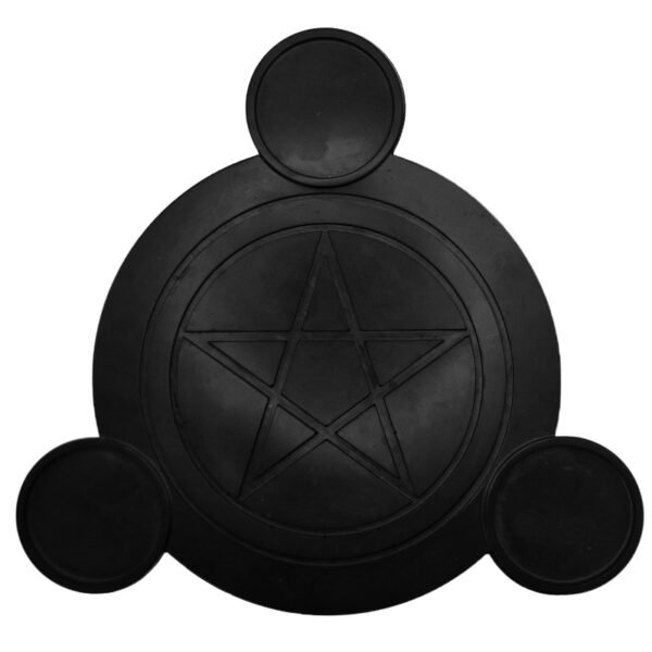 Centre d'autel noir