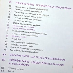 Dictionnaire de lithothérapie holistique