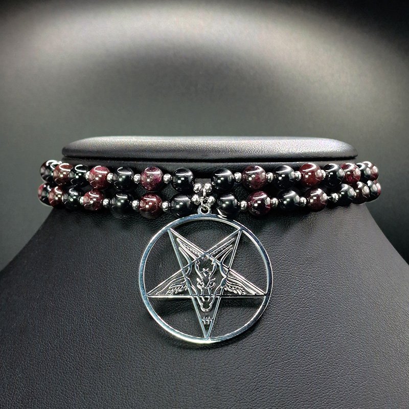 Collier Satan en velours