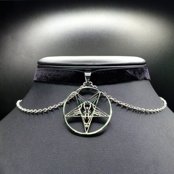 Collier Satan en velours
