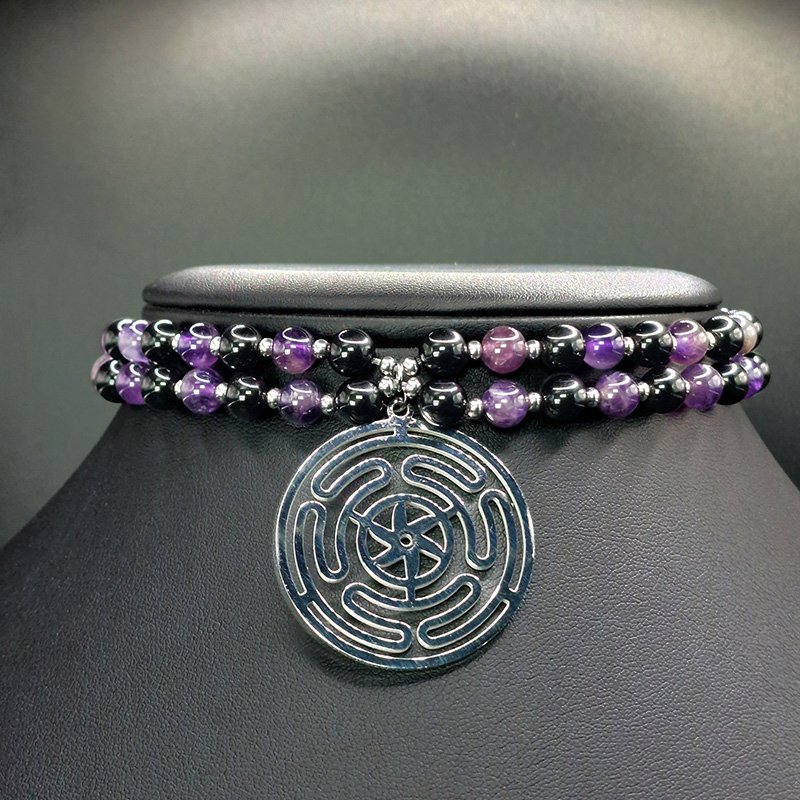 Collier Astaroth en pierres naturelles