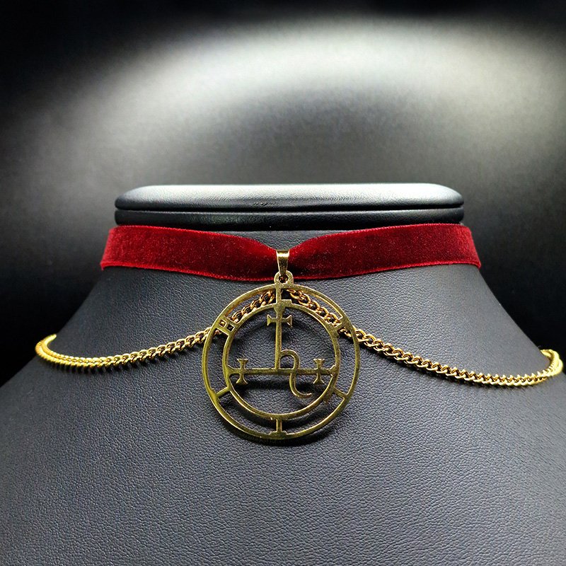 Collier Lilith velours