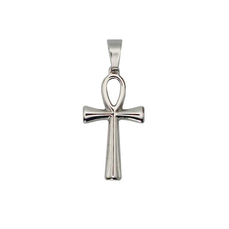 Pendentif croix de Ankh doré