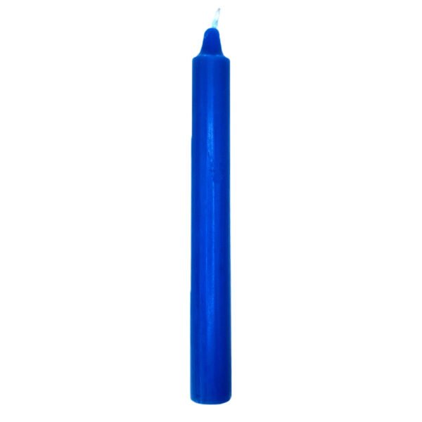 Chandelle bleue claire