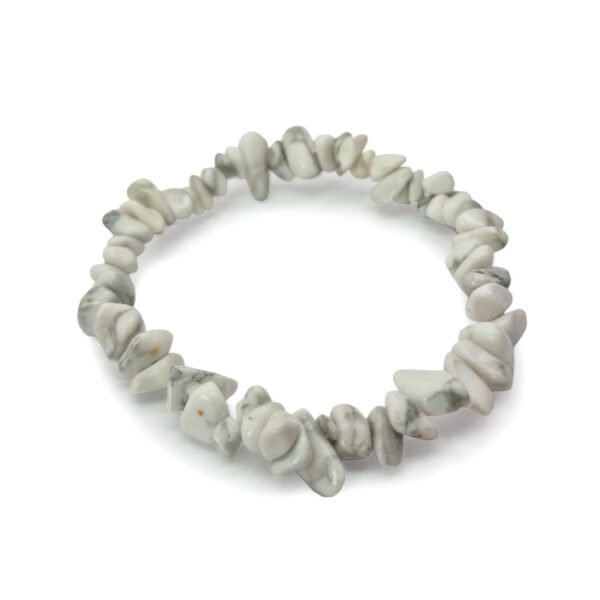 Bracelet Baroque Howlite blanche