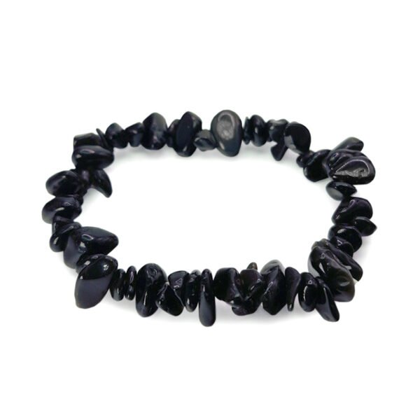 Bracelet Baroque Obsidienne noire