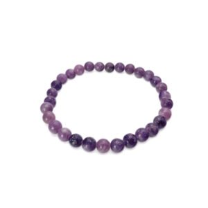 Bracelet Lépidolite 6mm