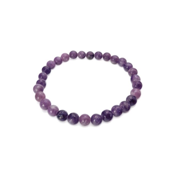 Bracelet Lépidolite 6mm