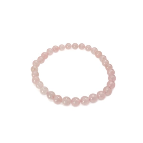 Bracelet Quartz rose 6mm