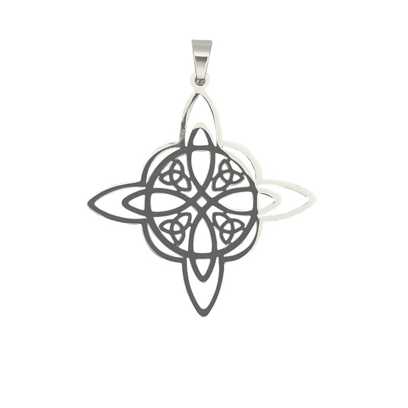 Pendentif nœud de sorcière doré